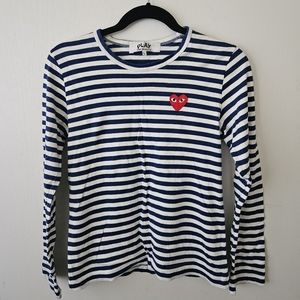 Play by Comme des Garcon Striped LS tee